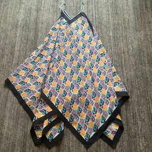 Roberta Roller Rabbit Scarf / Handkerchief Maxi Dress, One Size